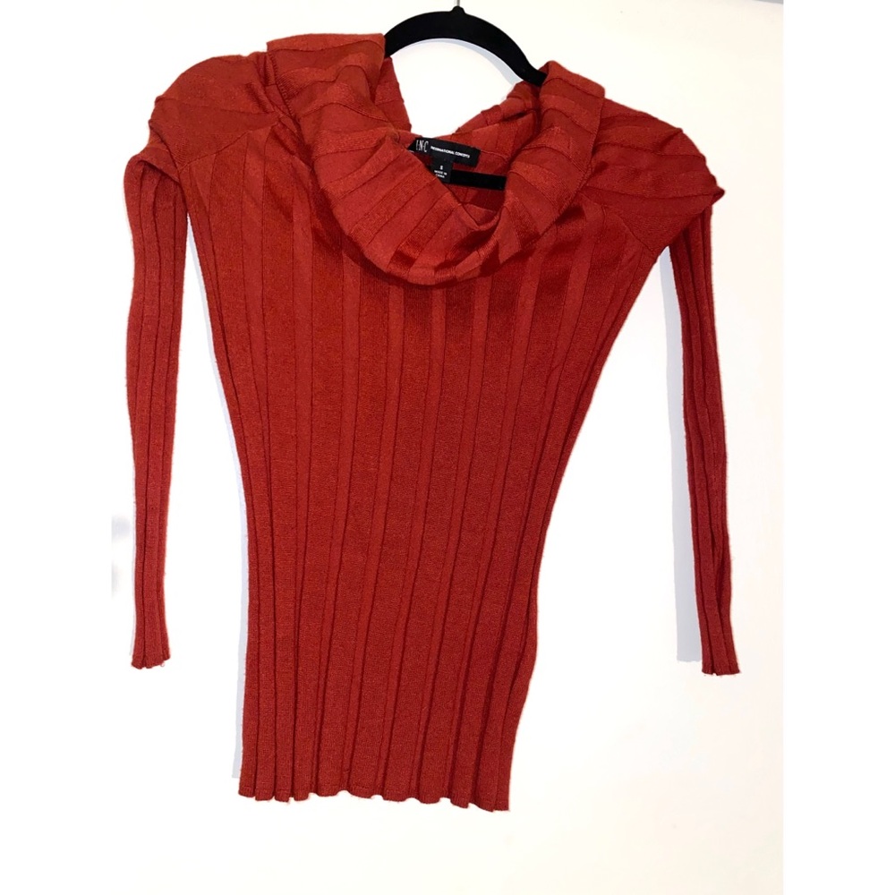 Burnt orange color sweater